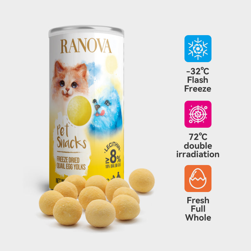 Ranova Freeze Dried Quail Egg Yolks 80g