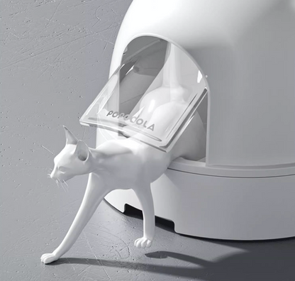 Popocola Snow House Cat Litter Box