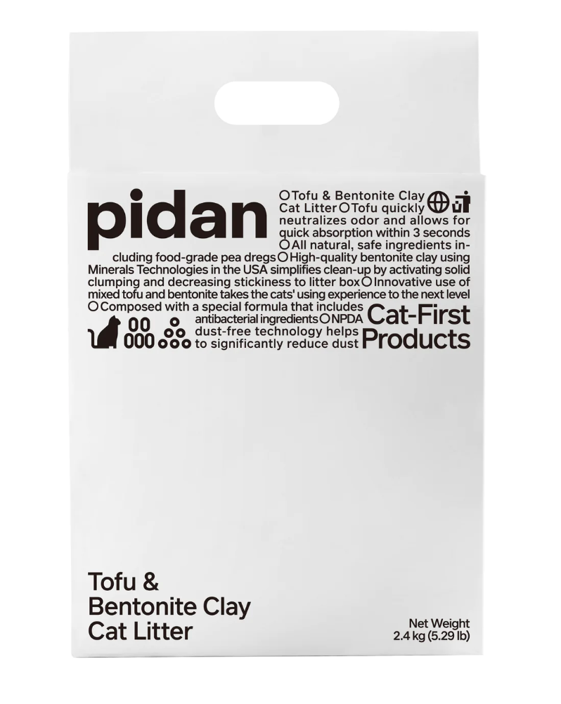 pidan Cat Litter Tofu & Bentonite, 2.4 KG