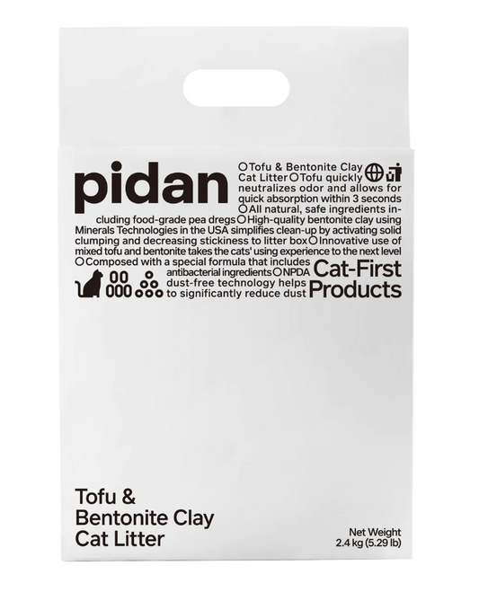 pidan Cat Litter Tofu & Bentonite, 2.4 KG