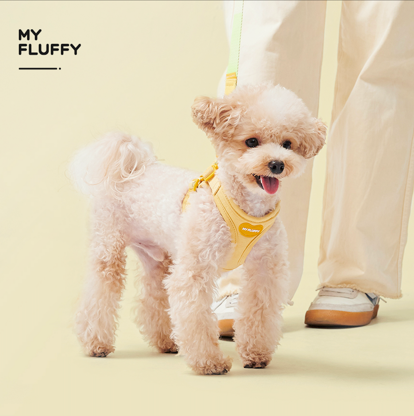 MyFluffy Zero Fit Harness Set - Yellow