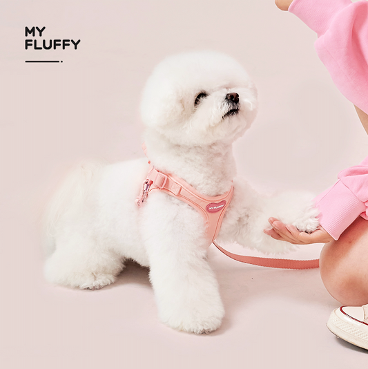 MyFluffy Zero Fit Harness Set - Pink