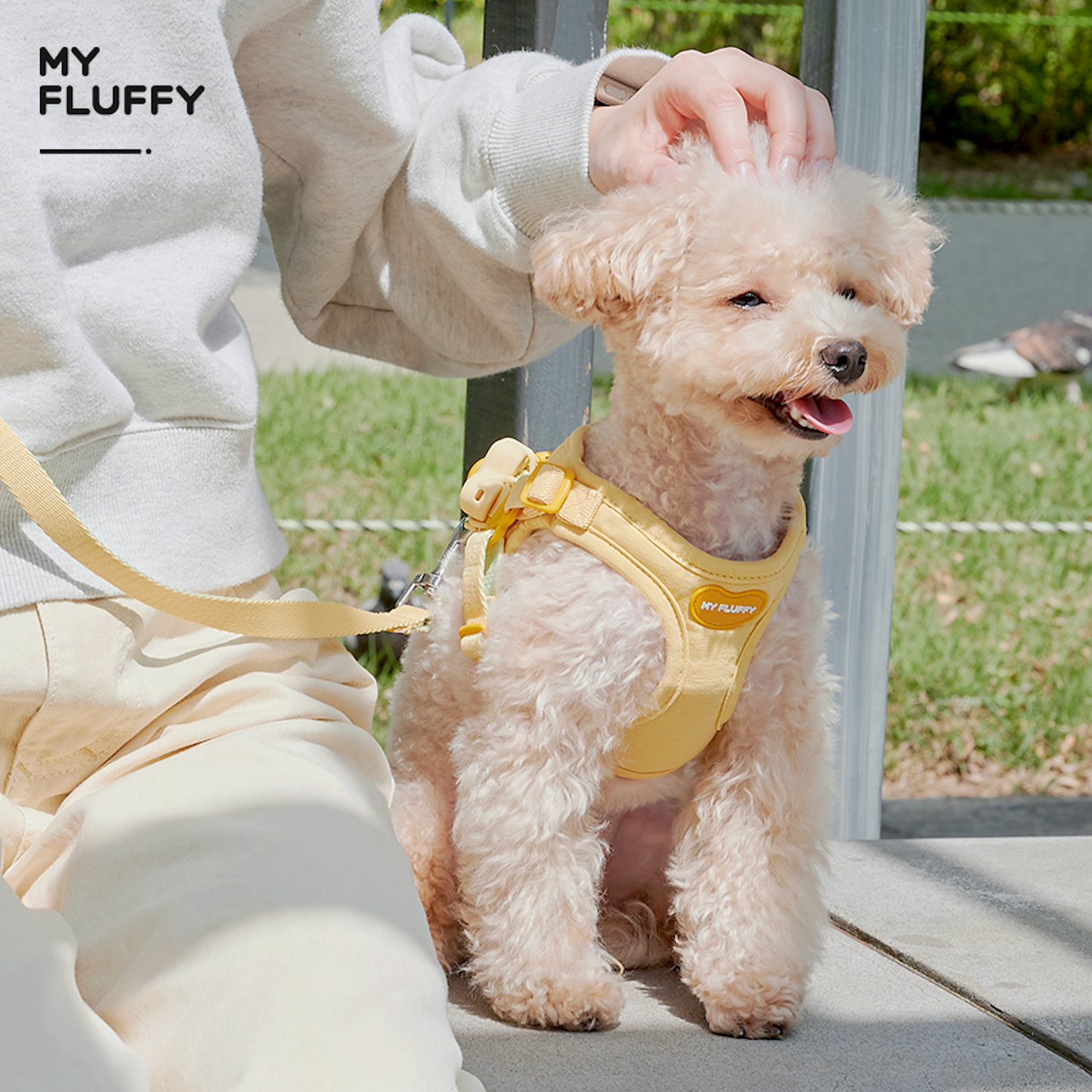 MyFluffy Zero Fit Harness Set - Yellow