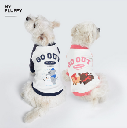 MyFluffy Go Out T-shirt - Navy