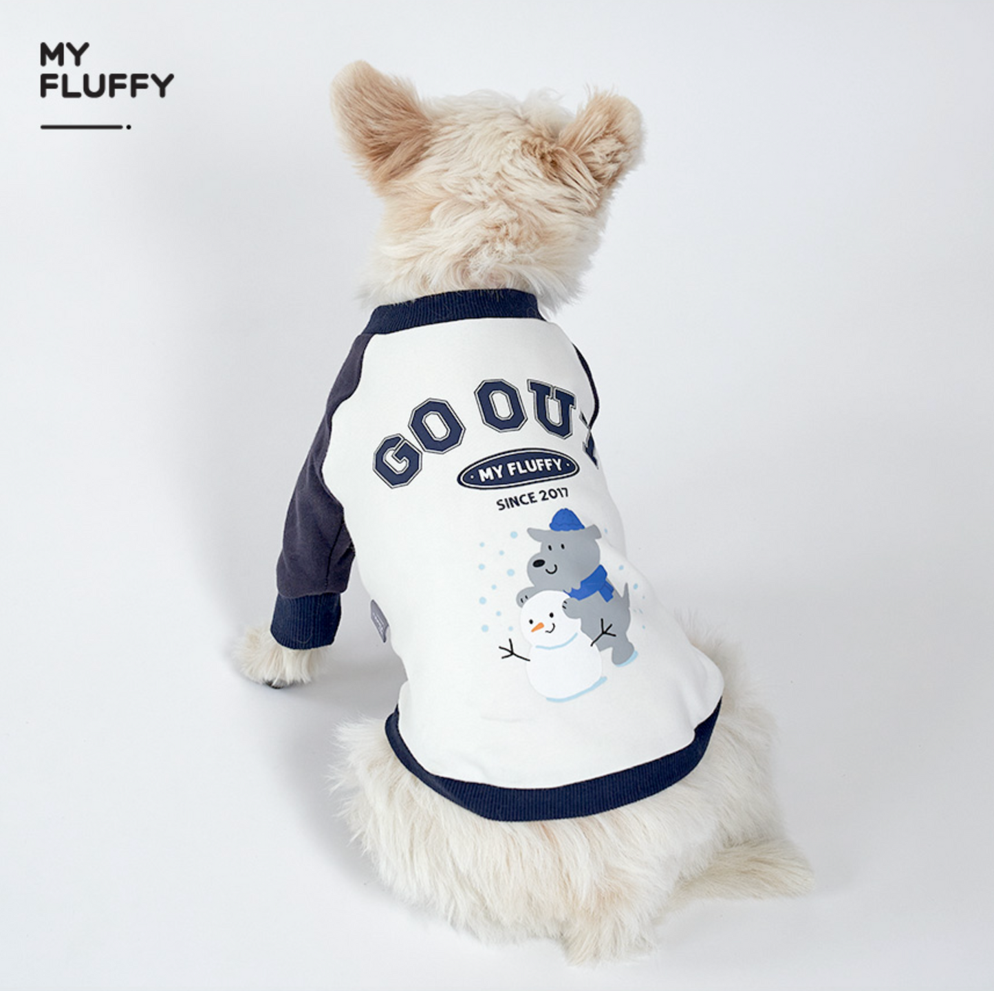 MyFluffy Go Out T-shirt - Navy