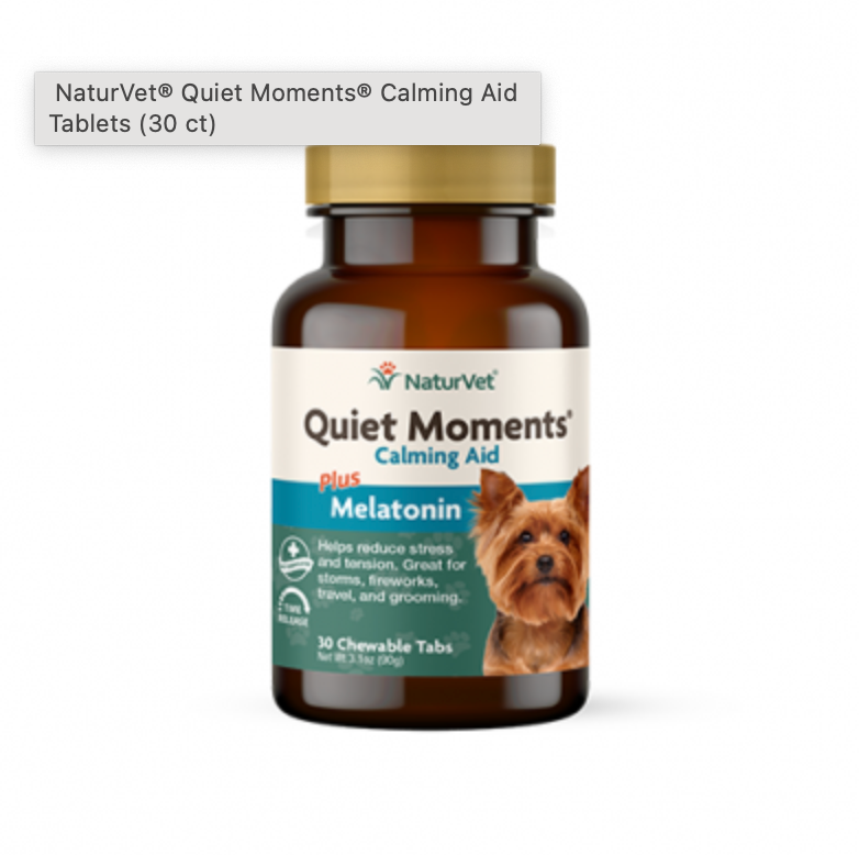 NaturVet® Quiet Moments® Calming Aid Tablets (30 ct)13.5