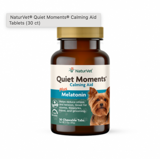 NaturVet® Quiet Moments® Calming Aid Tablets (30 ct)13.5