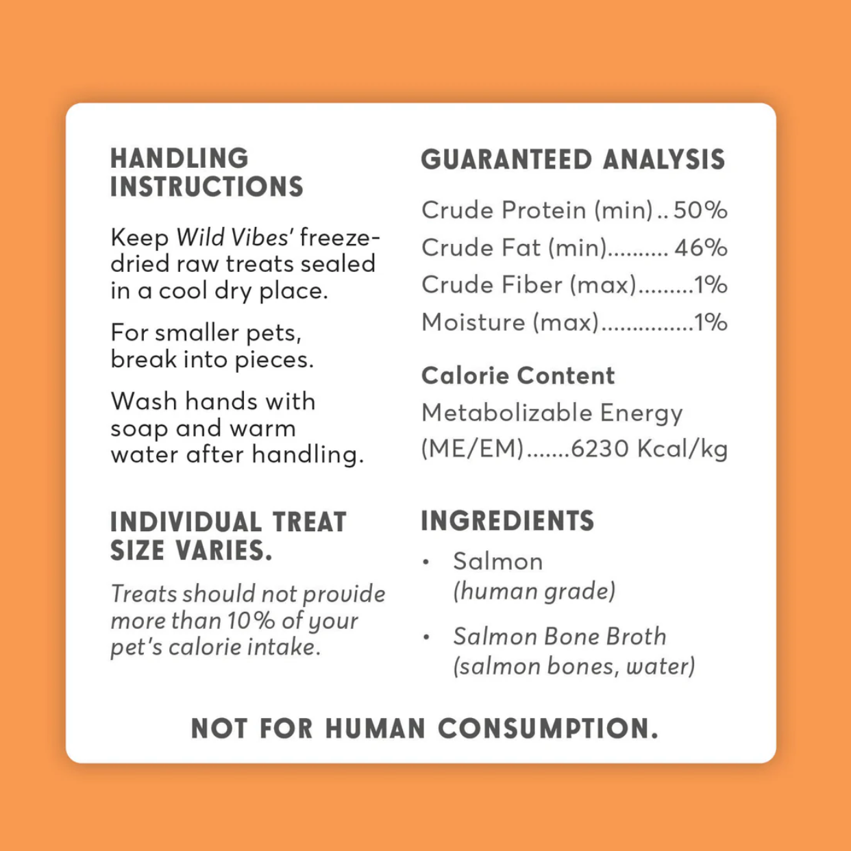 Wild Vibes Salmon & Bone Broth Treats 75g