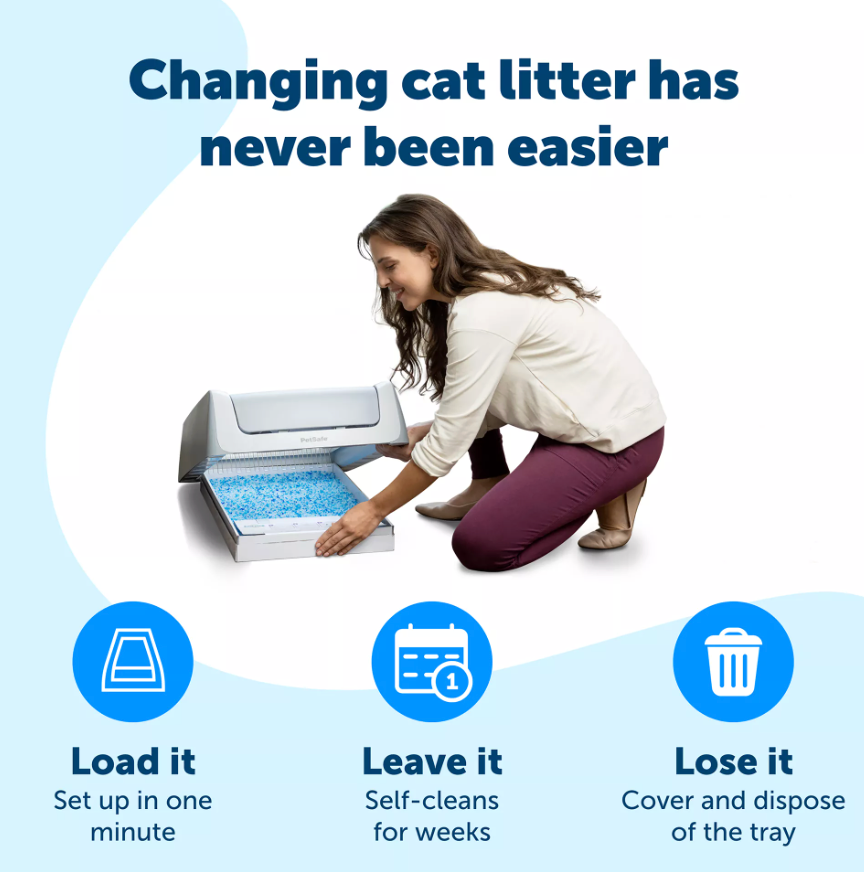 PetSafe® ScoopFree® Crystal Litter Refill Tray - Fresh Scent 1-Pack - Leak Protection/Low Tracking