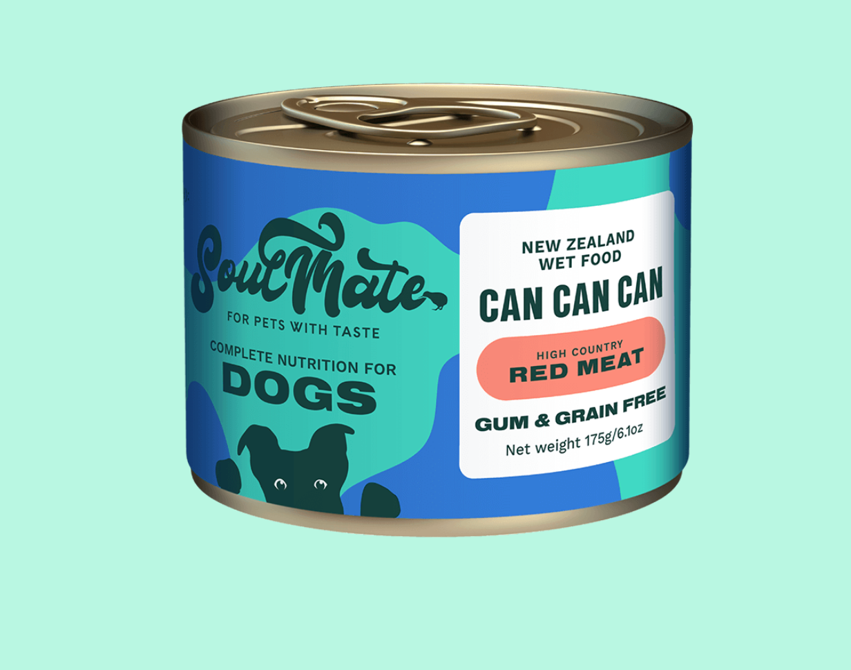 SoulMate New Zealand Wet Dog Food - High Country Red Meat 175G*3