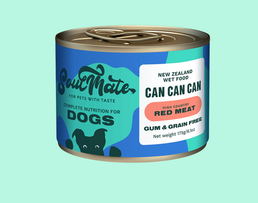 SoulMate New Zealand Wet Dog Food - High Country Red Meat 175G*3