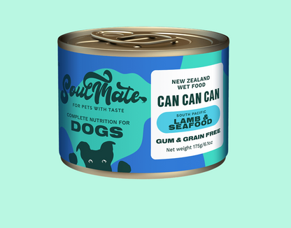 SoulMate New Zealand Wet Dog Food - South Pacific Lamb & Seafood 175G *3