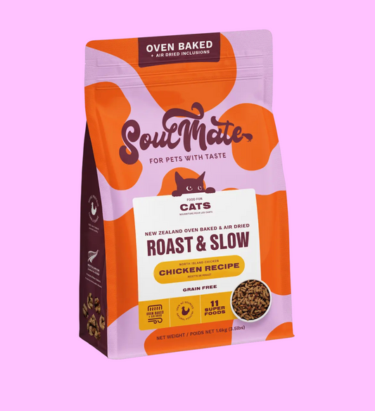 SoulMate New Zealand Oven Baked & Air Dried Cat Roast & Slow North Island - Chicken