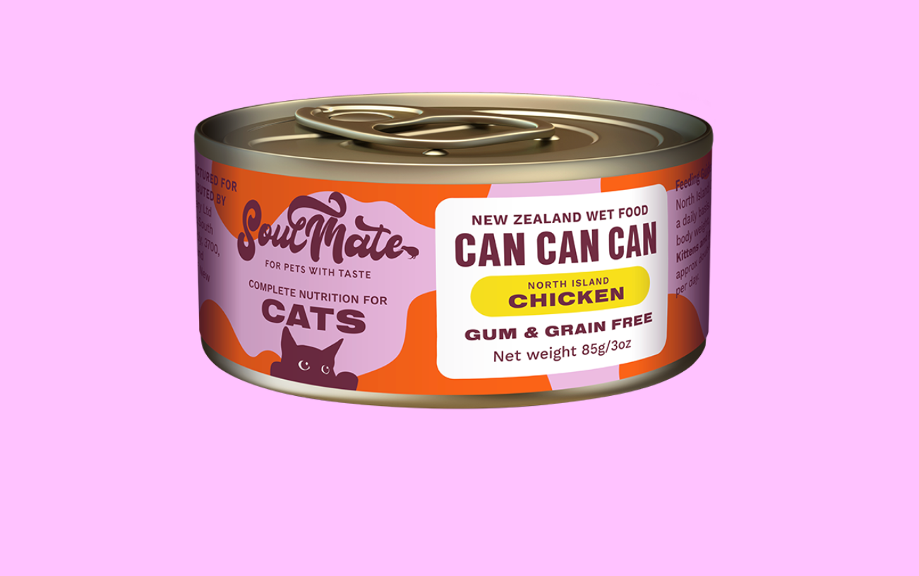 SoulMate New Zealand Wet Cat Food - North Island Chicken 85G*3