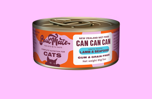 SoulMate New Zealand Wet Cat Food - South Pacific Lamb & Seafood 85G*3