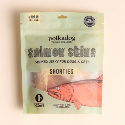 Polkadog Pouch: Salmon Skins Jerky 85g