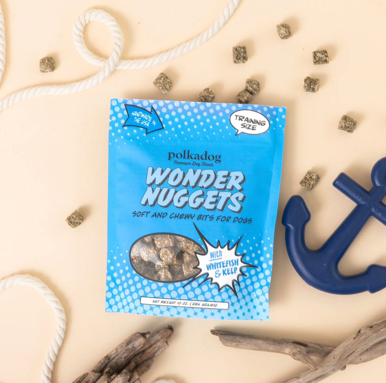 Polkadog: Wonder Nuggets Soft & Chewy - White Fish & Kelp