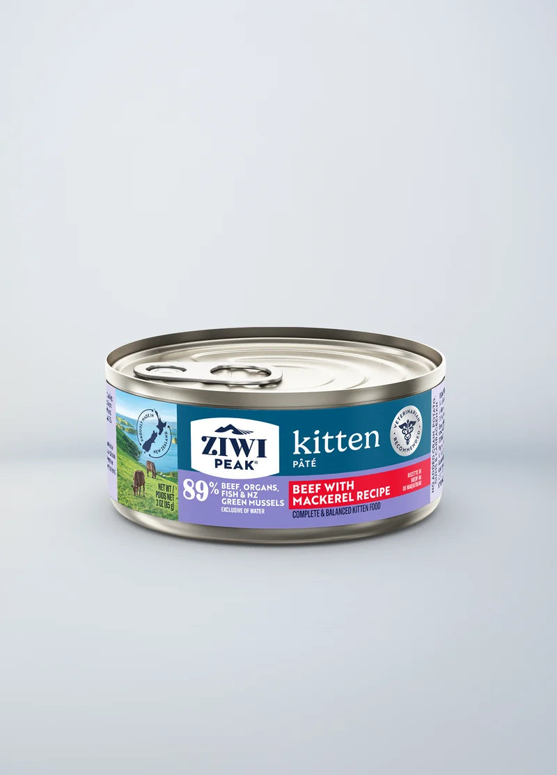 ZIWI Beef with Mackerel Wet Kitten Food 85g