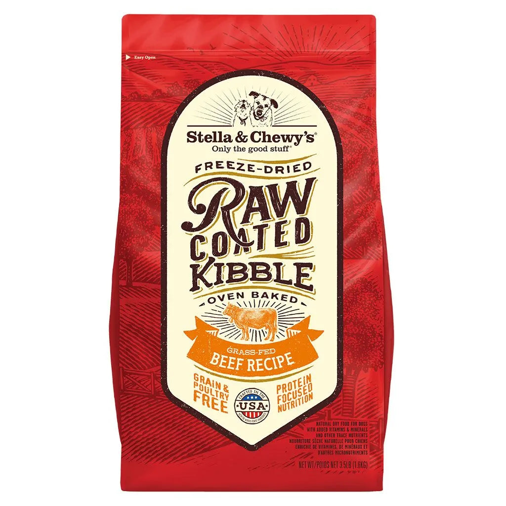 STELLA & CHEWY'S® GRASS-FED BEEF RAW COATED KIBBLE DRY DOG FOOD