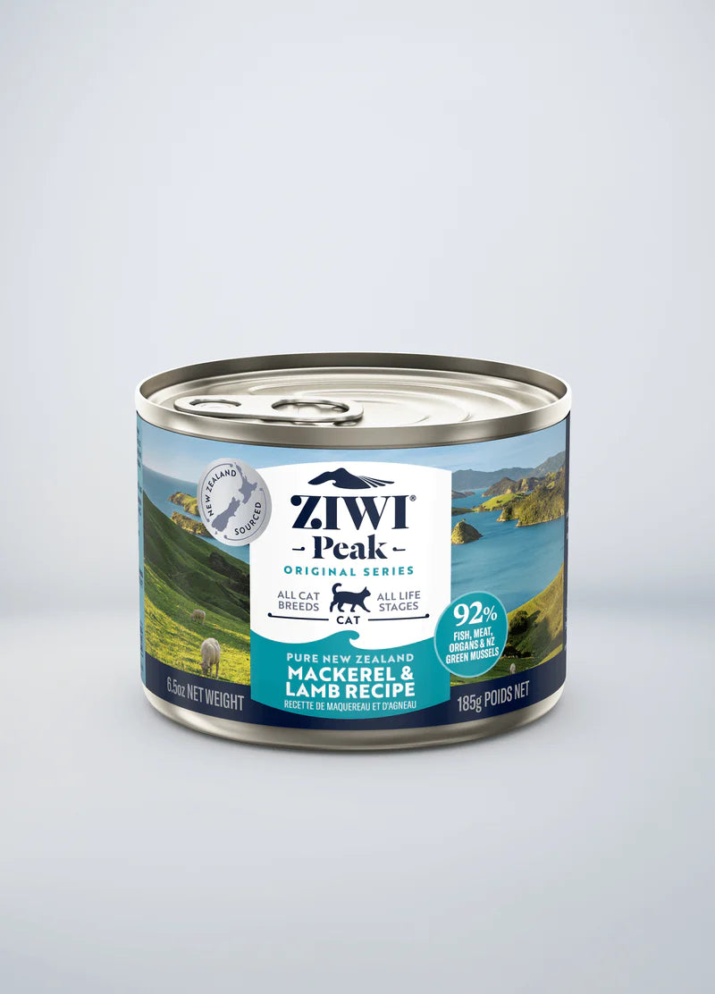 ZiwiPeak - Canned wet Food Mackerel & Lamb Recipe For Cats