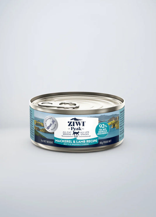 ZiwiPeak - Canned wet Food Mackerel & Lamb Recipe For Cats