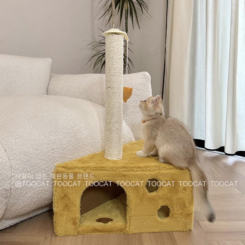 Cheese Cat Scratcher