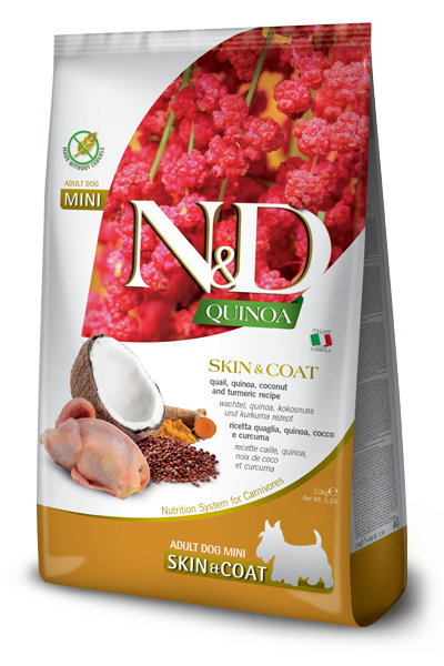 Farmina N&D Quinoa Canine Skin & Coat Quail & Quinoa Mini