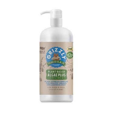 GRIZZLY PET PRODUCTS ALGAL PLUS FOR DOGS & CATS 32 OZ