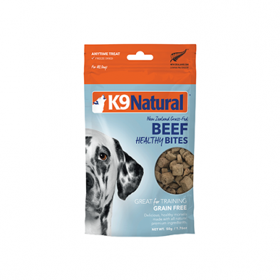 K9 NATURAL™ BEEF HEALTHY BITES DOG TREAT 50 G