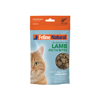 FELINE NATURAL™ LAMB HEALTHY BITES CAT TREAT 50 GM