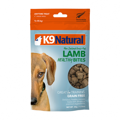 K9 NATURAL™ LAMB HEALTHY BITES DOG TREAT 50 G