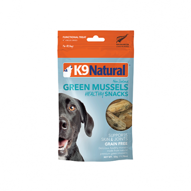 K9 NATURAL™ NEW ZEALAND GREEN MUSSELS HEALTHY SNACKS DOG TREAT 50 G