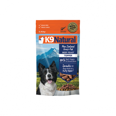 K9 NATURAL™ BEEF FEAST FREEZE-DRIED TOPPER FOR DOGS 5 OZ