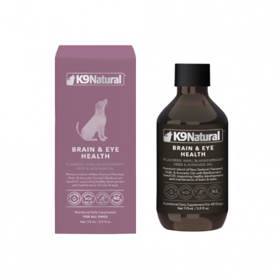 K9 NATURAL™ BRAIN & EYE HEALTHY MAINTENANCE & DEVELOPMENT OMEGA-3 OIL FOR DOGS 5.9 OZ