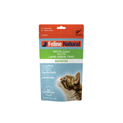 FELINE NATURAL™ LAMB GREEN TRIPE FREEZE-DRIED BOOSTER 2 OZ