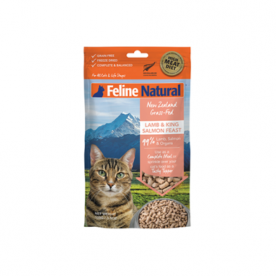 FELINE NATURAL™ LAMB & KING SALMON FEAST FREEZE-DRIED CAT FOOD