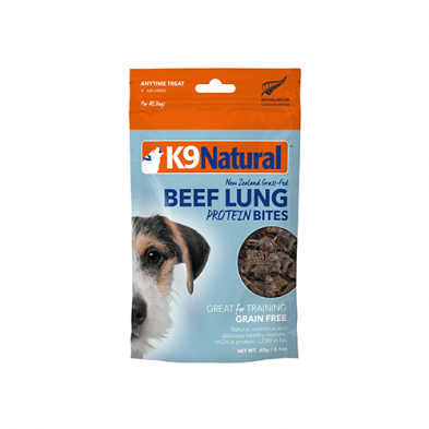 K9 NATURAL™ BEEF LUNG PROTEIN BITES DOG TREAT 60 G