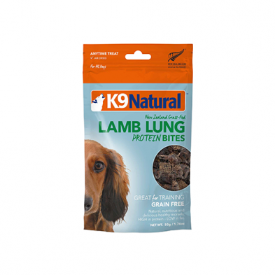 K9 NATURAL™ LAMB LUNG PROTEIN BITES DOG TREAT 50 G