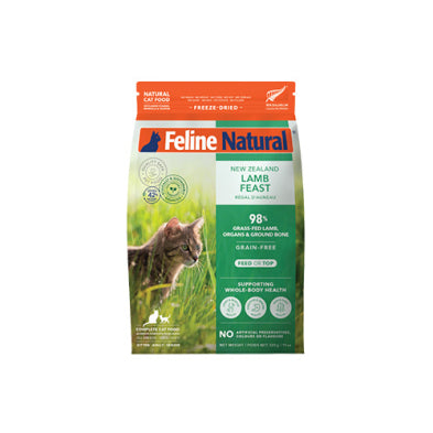FELINE NATURAL™ LAMB FEAST FREEZE DRIED CAT FOOD