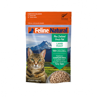 FELINE NATURAL™ LAMB FEAST FREEZE DRIED CAT FOOD