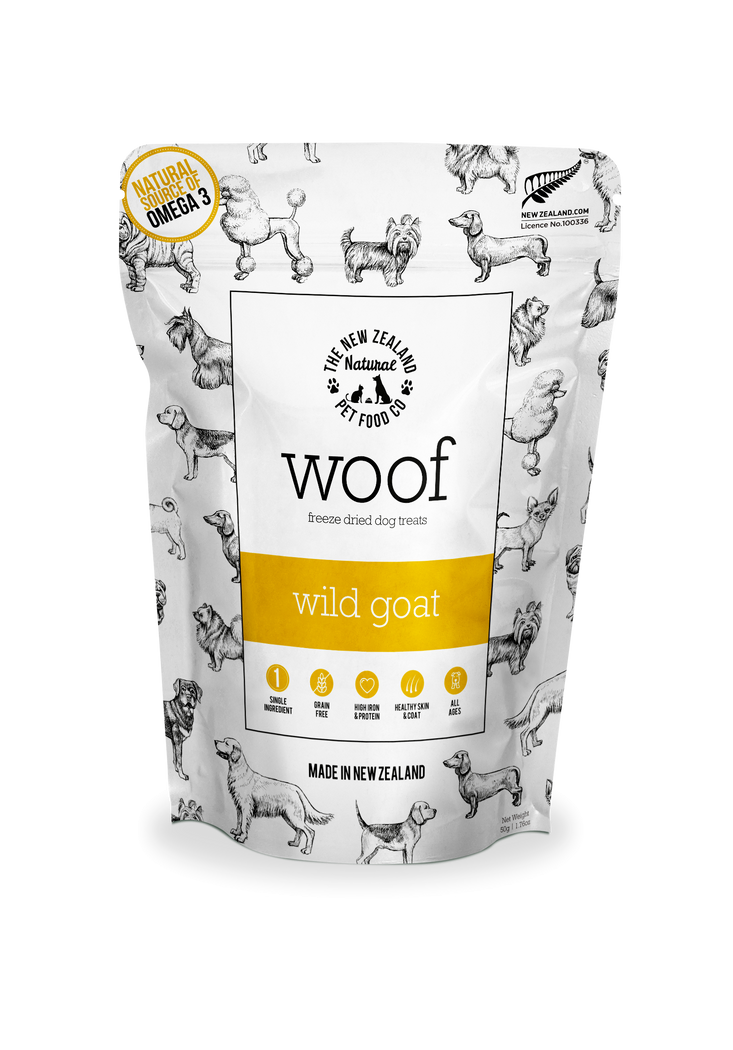 Woof Freeze Dried Goat Treats