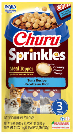 NEW! Inaba Churu Cat Sprinkles Meal Topper - Tuna Recipe