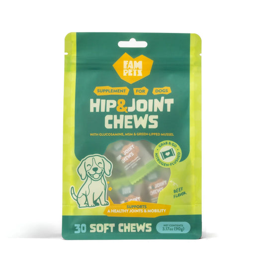 FAM PETS Hip & Joint Soft Chews for Dogs