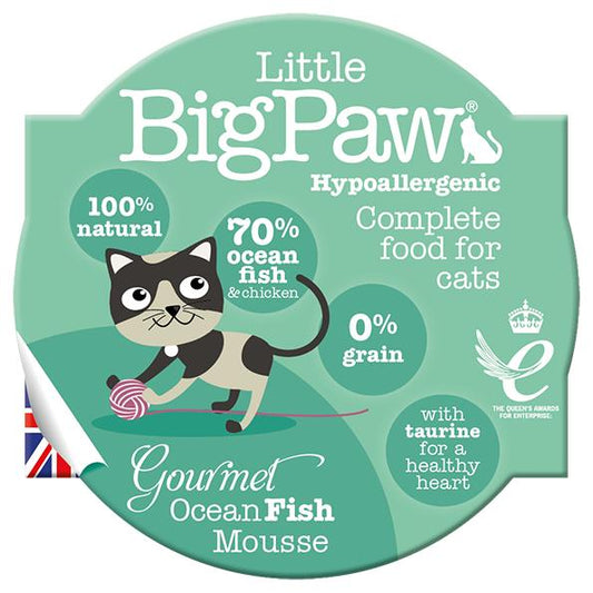 Llitte Big Paw Atlantic Ocean Fish Mousse 3pk