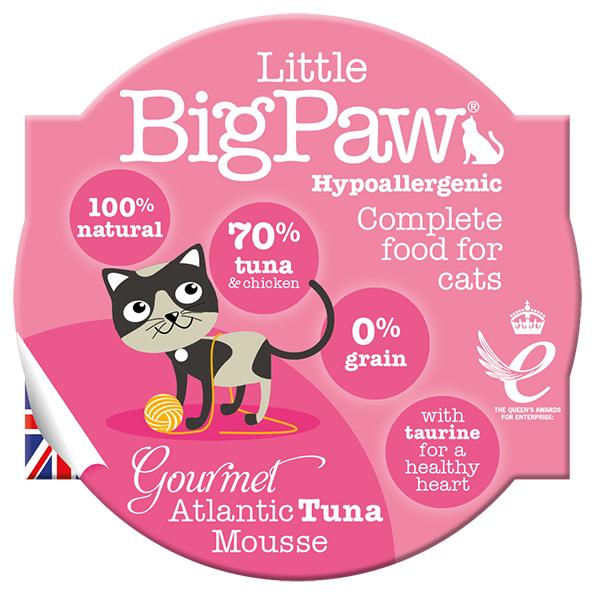 Llitte Big Paw Atlantic Tuna Mousse 3pk