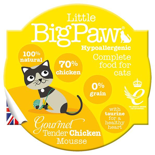 Llitte Big Paw Tender Chicken Mousse 3pk