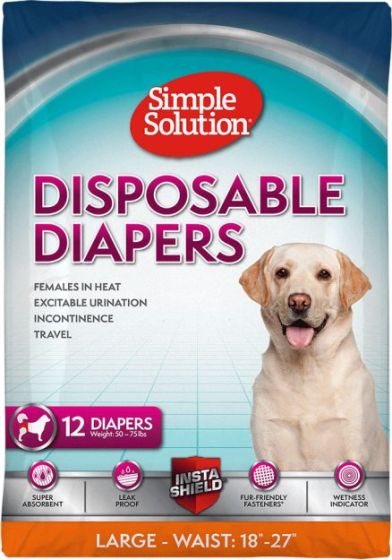 Simple Solution Disposable Female Diapers Dog