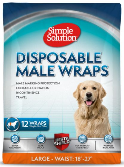 Simple Solution Disposable Male Wrap Dog