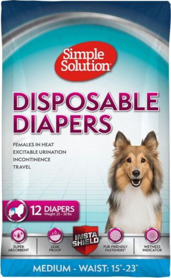 Simple Solution Disposable Female Diapers Dog