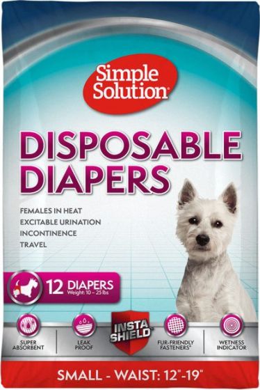 Simple Solution Disposable Female Diapers Dog